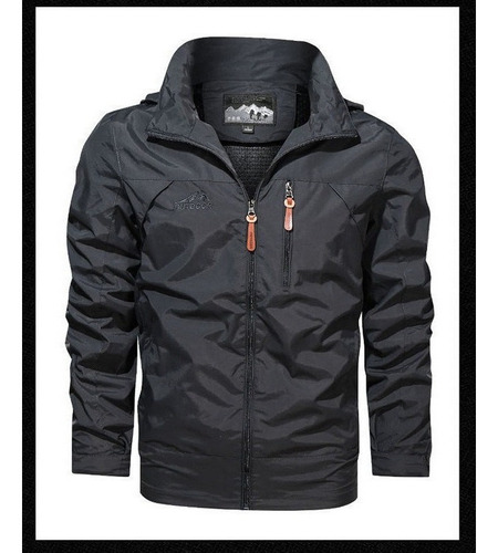 Chaqueta Cortavientos E Impermeable Para Hombre