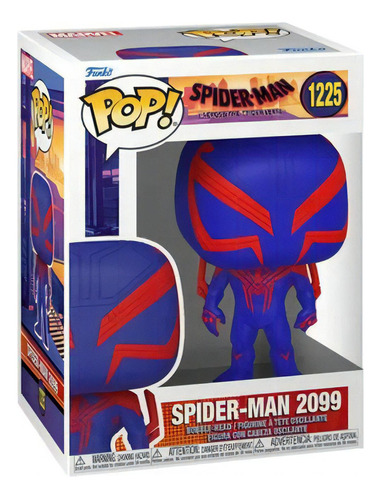 Figura De Accion Spider-man 2099 1225 Spider-man: Across The Spider-verse Marvel Funko Pop 