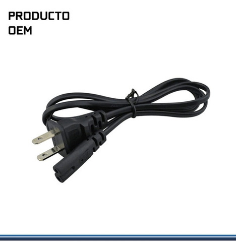 Cable De Poder 2 Polos Tipo 8 