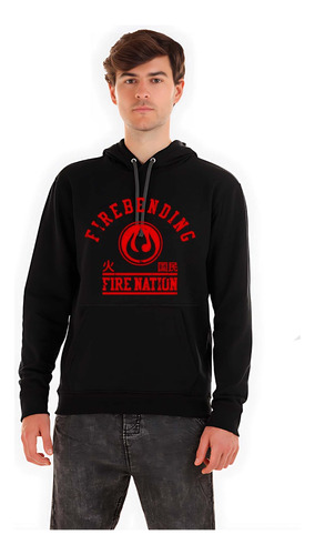 Sudadera Premium De Avatar La Leyenda De Aang-nacion Fuego