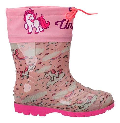 Bota Impermeable Para Lluvia Unicornio Fantasía 12243 