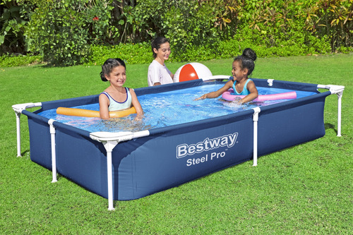 Alberca Estructural Rectangular 221x150cm Bestway 56401 Azul