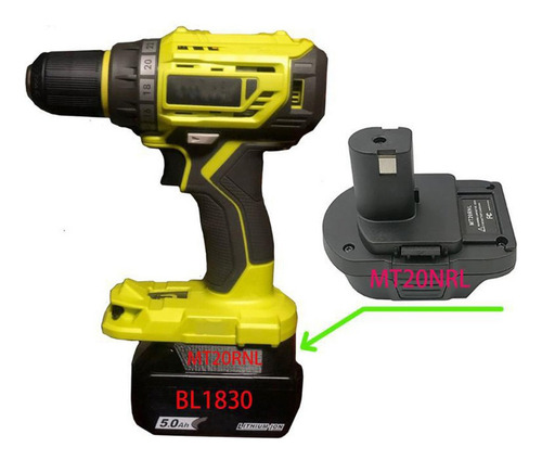 Adaptador De Batería Mt20rnl Para Batería Makita 18v Convert