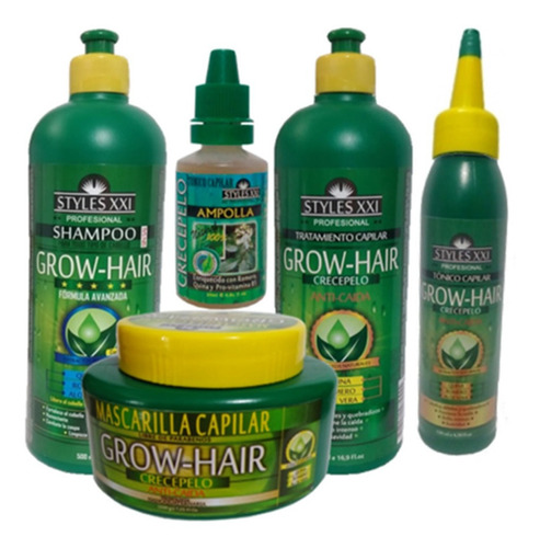 Kit Crecepelo Anticaida Shampoo + Tratam - mL a $12