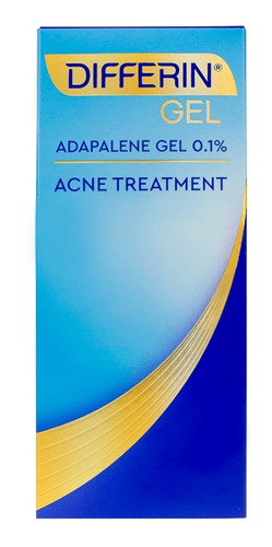 Differin Adapalene Gel 0.1% Tratamiento Acné, 0.03 Oz