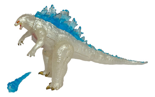 Figura Juguete Monstruo Godzilla Blanco Con Luz