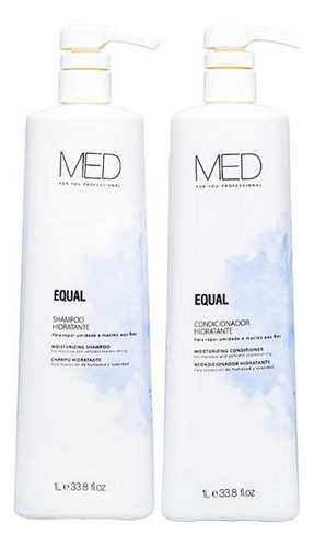 Med/mediterrani Equal Shampoo 1000ml + Condicionador 1000ml