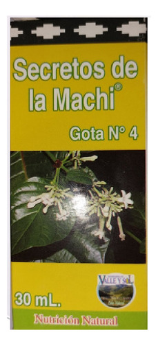 Pack X 4 Gotitas Secretos De La Machi Nº4  30ml Cada Una.