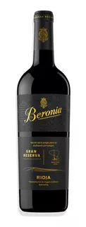 Vino Tinto Beronia Gran Reserva Rioja Tempranillo 750ml