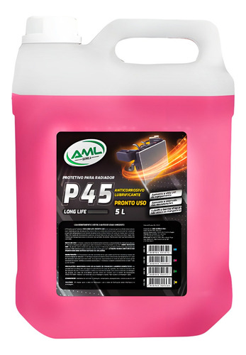 5l Aditivo Rosa Pronto Uso Aml Radiador Líquido Diluido