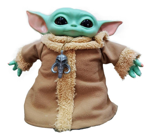 Peluche The Mándalorian Baby Yoda Grande Realista Con Sonido