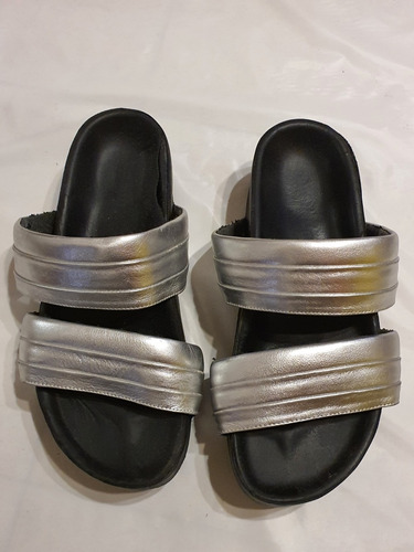 Sandalias Mujer Plateadas Donne 