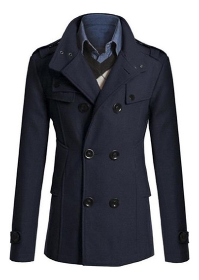 Abrigo de invierno para hombre negro Bolf 1048