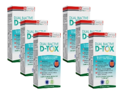 Imagen 2 de 10 de Dual Biactive Dtox Seis Meses X 2 - 360 Tomas