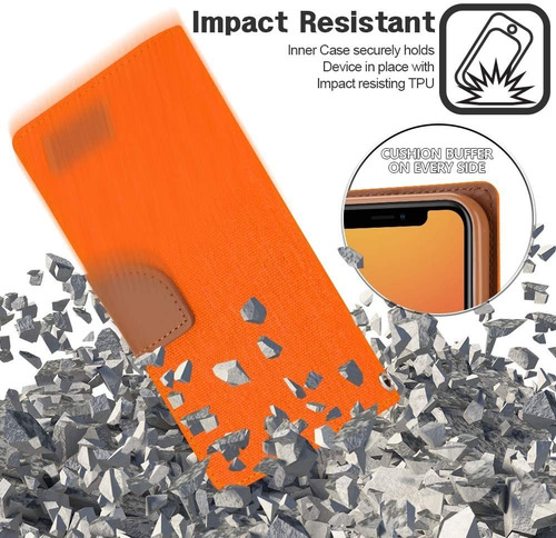 Funda Cartera Con Tarjetero Anticaidas Para Celulares iPhone