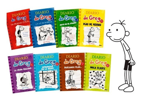 El Diario De Greg Colección 1 - 14 Tapa Dura Original