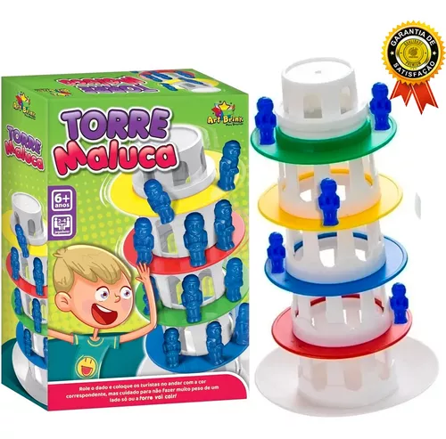 Kit Jogo Torre Maluca + Jogo Pinguim Quebra Gelo - Art Brink