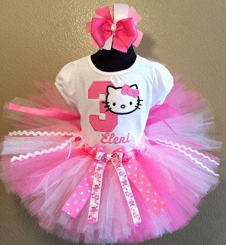 Tutu Personalizado Hello Kitty 