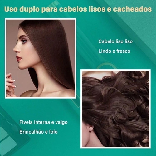 Cepillo Alisador 5 En 1 Temperatura Ajustable Bivolt