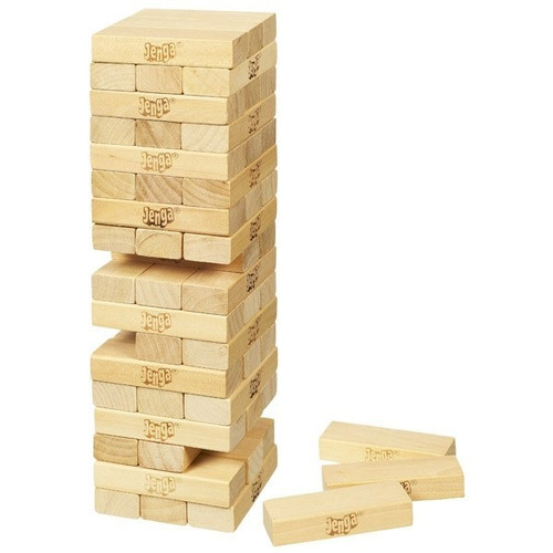 Juego De Mesa Jenga Madera Hasbro El Verdadero Original 2120