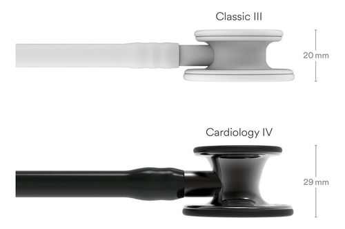 Estetoscopio 3m Littmann Cardiology Iv 6162 Negro Smoke