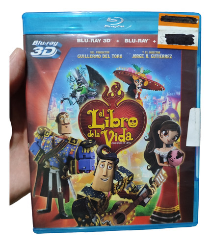 Blu-ray El Libro De La Vida 3d Solo 1 Disco Seminuevo 