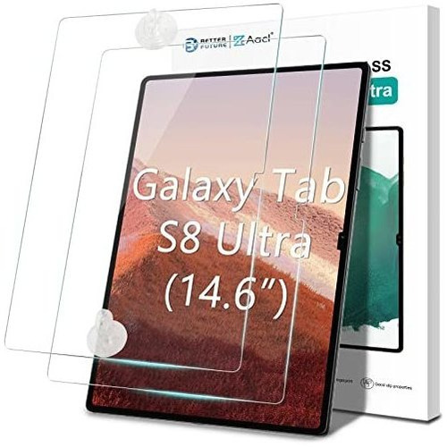 [2 Pack]tempered Glass Forgalaxy Tab S8 5w2v3