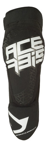 Joelheiras Acerbis X Zip Motocross Enduro Dh Bike Downhill, cor: preto, adulto, tamanho único