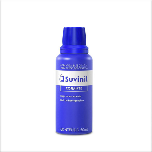 Tinte Entonador Para Pinturas Latex Acrilico Suvinil 50ml Color Azul