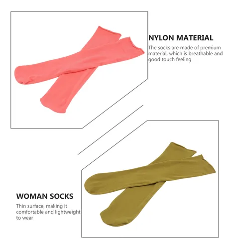 6 Pares De Calcetines Elásticos De Verano Para Mujer, Calcet
