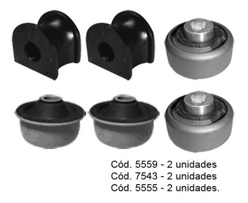 Kit De Bujes Tren Delantero P/ Pointer 96/...