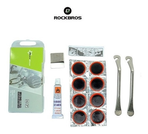 Set Parches Bicicleta Ciclismo Rockbros Kit Parchado 