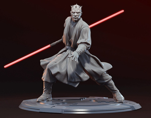 Archivo Stl Impresión 3d - Star Wars - Darth Maul - Gambody