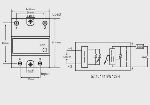 Imagen 4 de 4 de Relevador Estado Solido Ssr-40 2 Nuevos