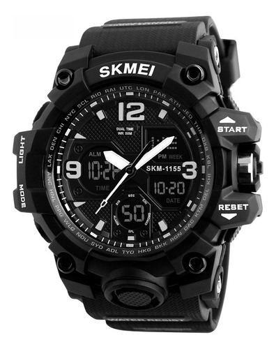 . Gold - Reloj Deportivo Impermeable Skmei De Doble
