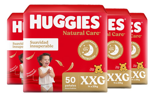 Pañales Huggies Supreme Care Cuidado Superior Pack X4