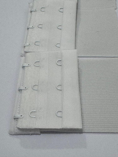 Repuesto De Corpiño De 3 Ganchos 6 Cm De Ancho X 3 Unidades Blanco