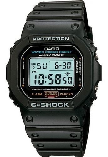 Relógio Casio G-shock Dw-5600e-1vdr Resistente A Choques Nf