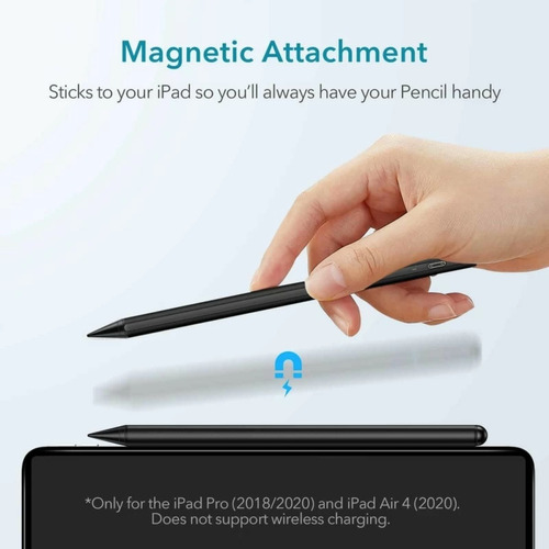 Imagen 3 de 3 de Lapiz Digital Para iPad 2018 O Posteriores - Stylus Pencil
