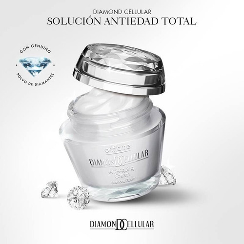 Imagen 9 de 10 de Crema Facial Diamond Cellular Anti Age Oriflame Cara 50 Ml