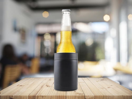 Imagen 5 de 10 de Porta Latas Térmico 12 Onzas Cerveza Acero Inoxidable
