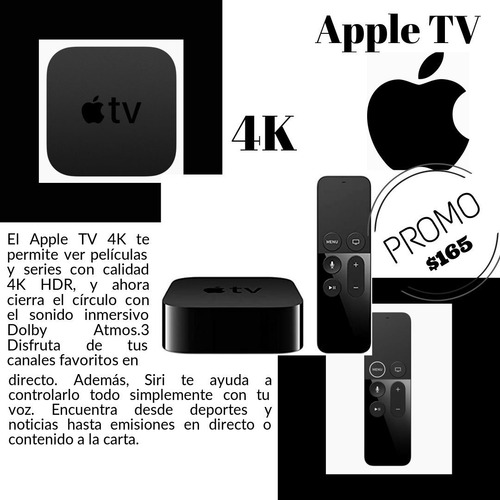 Apple Tv, 4k De 32gb Nuevo