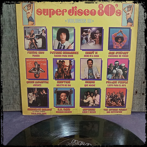 Compilado Rca - Superdisco 80´s Vol 3 - Arg 1979 Vinilo Lp