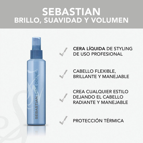 Spray Con Glitter Sebastian Professional Shine Define 200 Ml