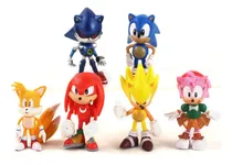 Comprar Figuras Sonic The Hedgehog Knucles 7cm Pack X 6 Muñecos