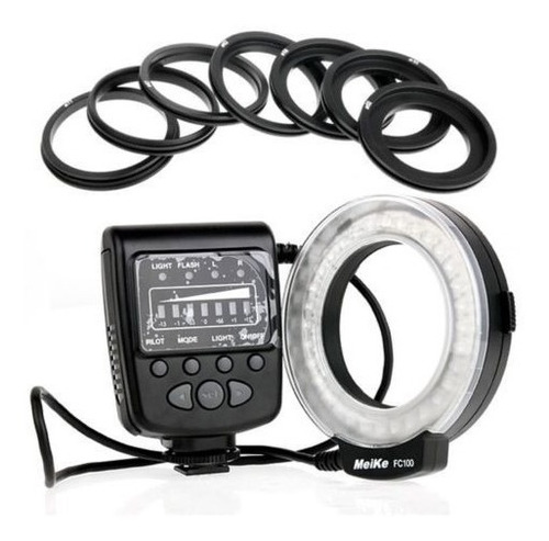 Meike Fc-100 Macro Ring Flash/light For Nikon En Stock