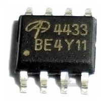 Mosfet Ao4433 4433 Canal P Original Alpha Omega Sop8