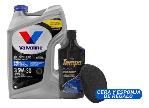 Aceite Motor Valvoline 5w30vgsint Premium Synthetic 4.73l