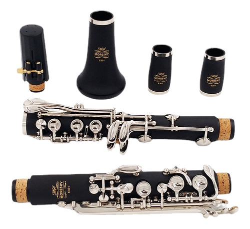 Tubo Para Clarinete, 17 Teclas, Clarinete En Si Bemol, Con O