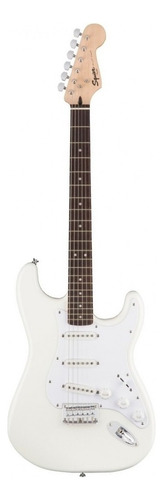 Guitarra eléctrica Squier by Fender Bullet Stratocaster HT de álamo arctic white brillante con diapasón de laurel indio